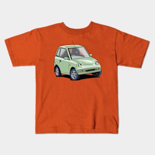 Green G-Wiz micro electric car Kids T-Shirt